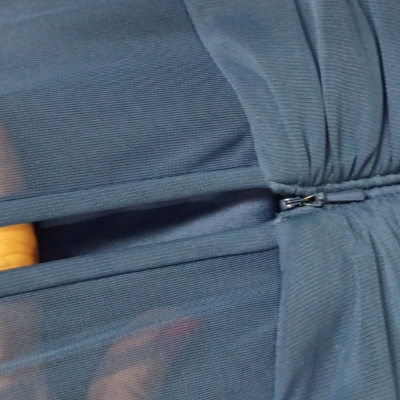 David's Bridal Horizon Blue sleeveless dress women's size 18 NWT - Picture 9 of 14